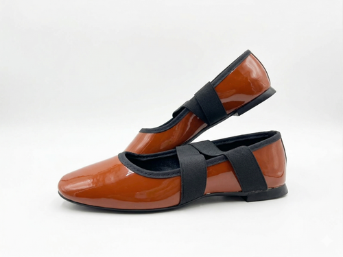 Ballerina Mary Jane Camel