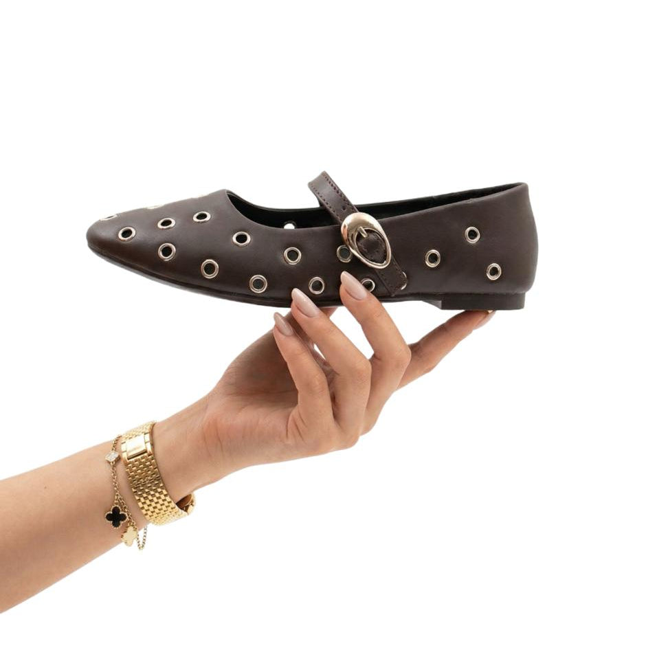Flats Ursula Chocolate