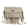 Bolso Crossbody de Piel de Res Beig